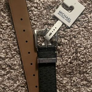 Michael Kors Black and Tan Men's Bag